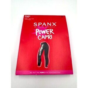 NWT Spanx Black Power Capri Shaper Ultra Soft Lightweight Women D